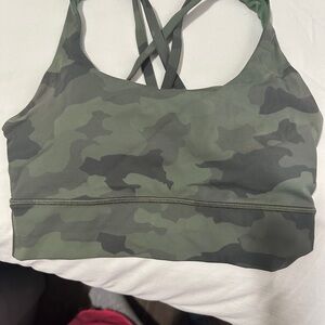 Camo Green Sports Bra & Leggings